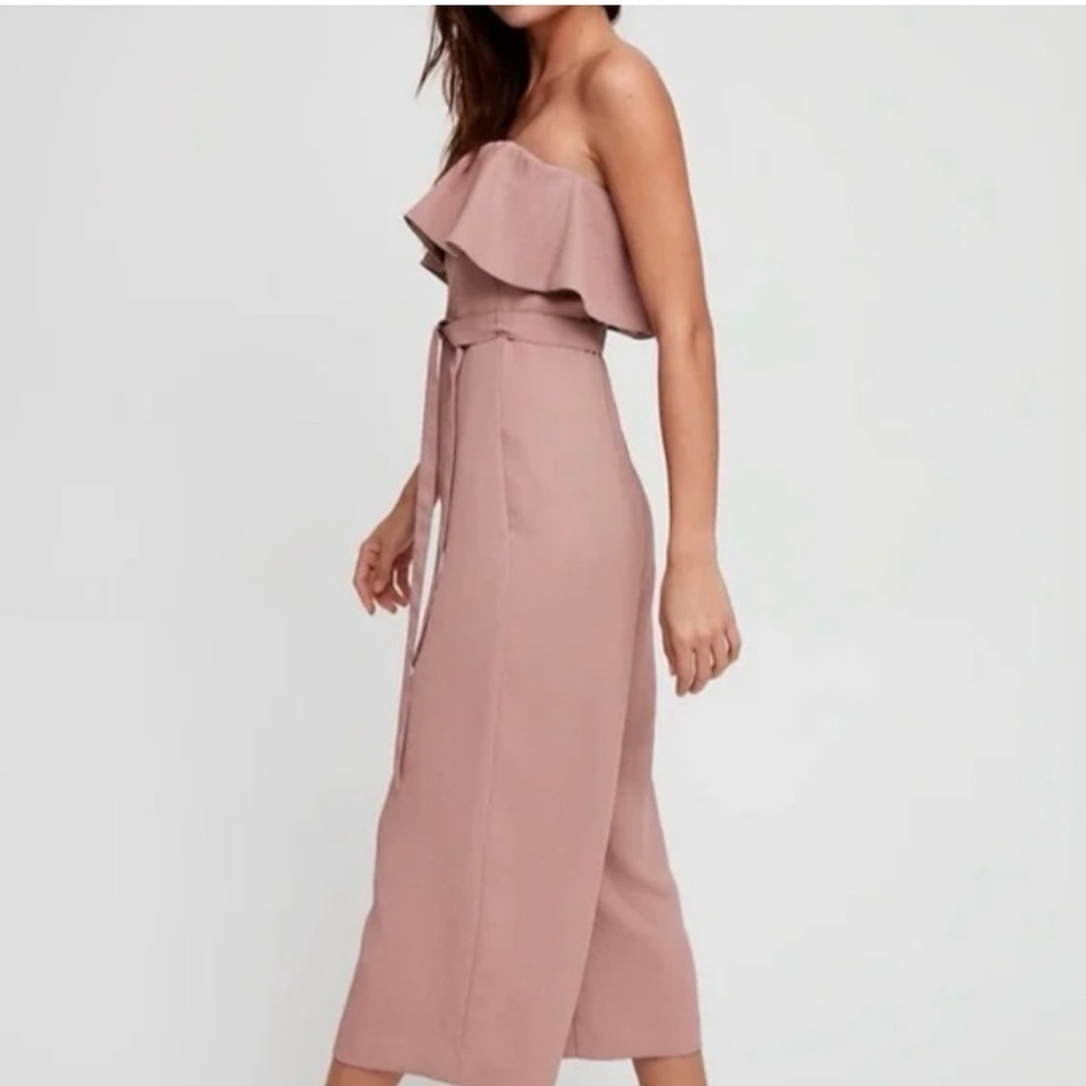 Aritzia Babaton Flutter Jumpsuit in Mauve